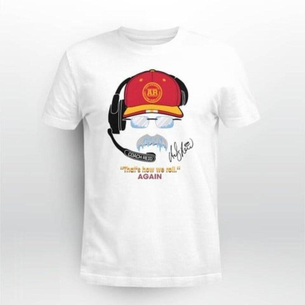 Coach Andy Reid Frozen Mustache Kansas City Chiefs Football Fan Classic T Shirt